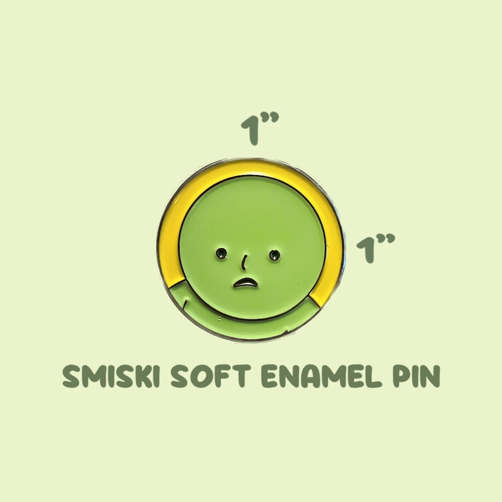 Smiski Soft Enamel Pin